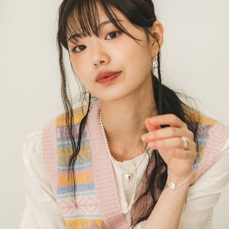 WEAR DRAWING Mini Heart Bite Bracelet