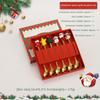 Christmas Cutlery Gift Set Stainless Steel Spoon Home Gift Spoon Set Gift Box Santa Claus Reindeer Coffee Spoon Dessert Spoon