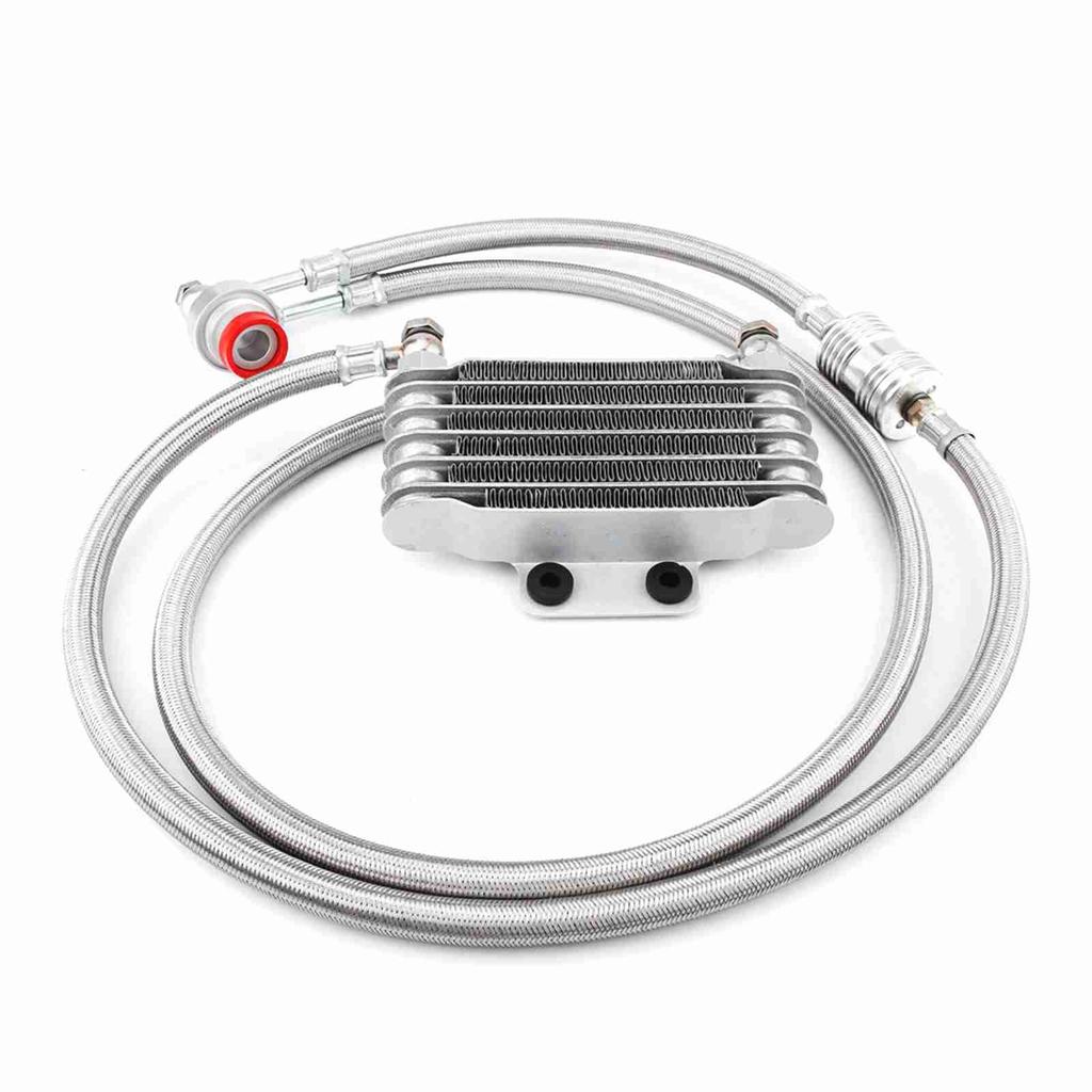85ml Oil Cooler Engine Oil Cooling   System Kit for GY6 100 -150  Engine Black