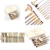 Makeup Brush Set With 12 Synthetic Fiber Brushes For Professional And Gift Use