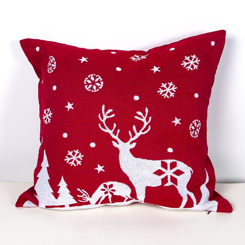 45cm Christmas Cushion Cover Merry Christmas Decorations For Home  Xmas Christmas Ornaments New Year Gifts