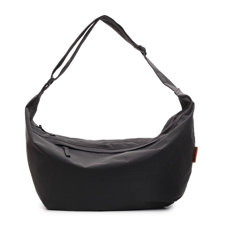 Casual Sports Large Capacity Women's Crossbody Bags Travel Lightweight Portable Ladies Shoulder Bag Solid Color Simple Girl Tote