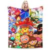 Cookie Run Kingdom  Plush Blanket Students  Flannel Throw Blanket For Couch Bed Soft Warm Custom Quality Bedspread Birthday Gift