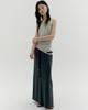 Kasel Easy Relaxed Long Skirt, Charcoal
