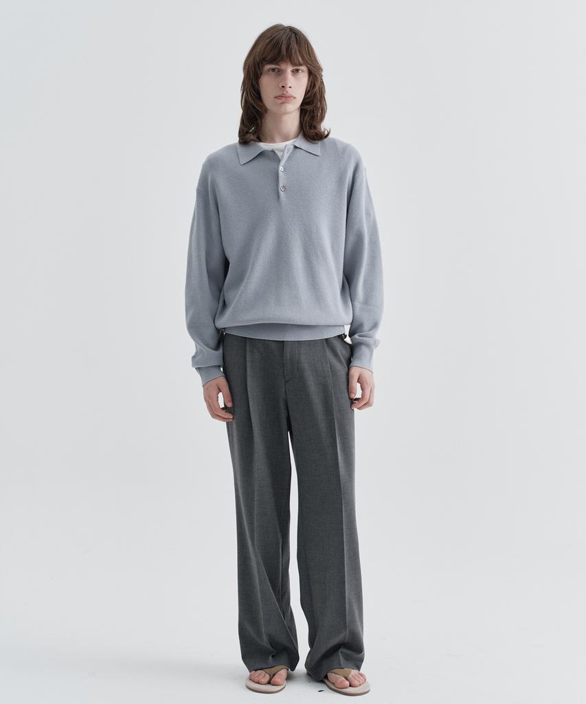 EZIO Classic Straight Slacks_Grey
