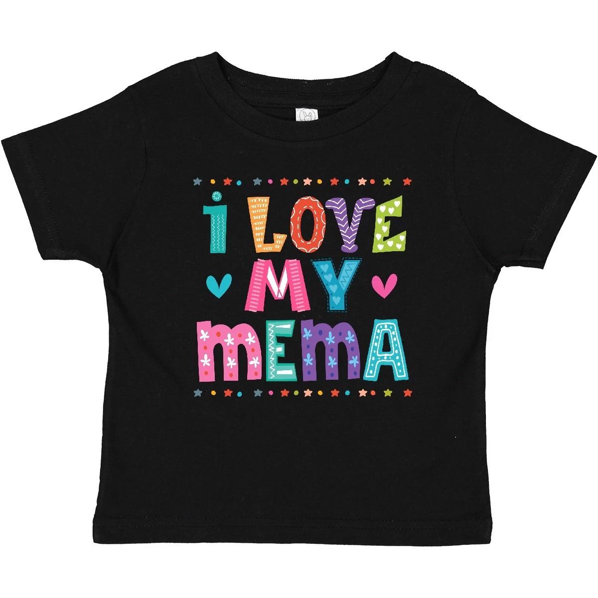 Inktastic I Love My Mema Grandchildren Baby T-Shirt Grandchild Clothes Infant 120