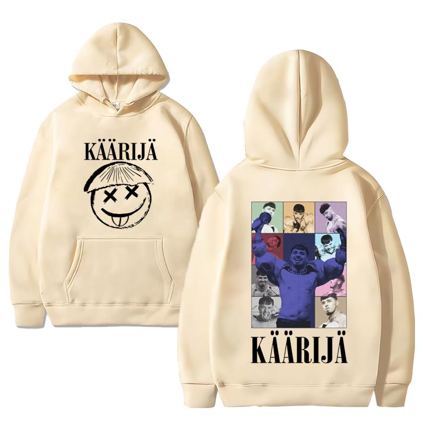 Käärijä Sänger The Eras Tour Doppelseitiger Druck Hoodie Unisex Lässig Fleece Langarm Streetwear Männer Frauen Vintage Sweatshirt