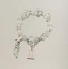 Glass Bead Bracelet for Women Forest Floral Butterfly Design Nature Inspired Jewelry