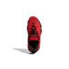 New Adidas D Lillard 7 Breathable Low Top Basketball Shoes Red Black And Gold Teenagers H01364