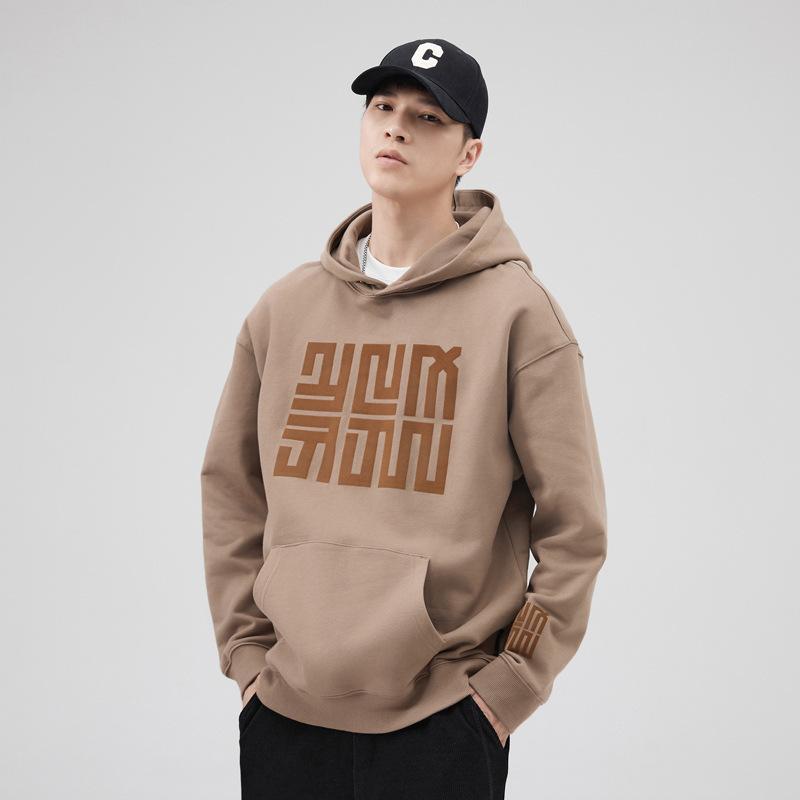 Осенний американский тяжелый свитер 40G мужской свободный большой — фото 3