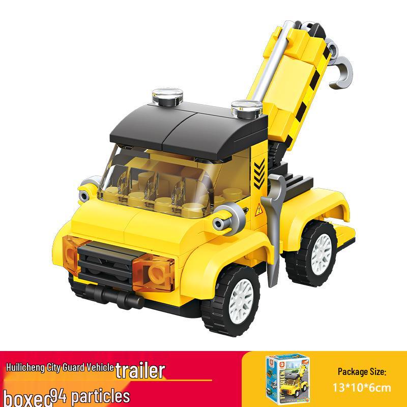 Fang Cheng Educational Building Blocks City Guard Car Puzzle Toy for Boys