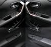 Yearnify Interior Door Handle Cover Panel Knob Frame Cover Door Window Button Panel Set for Toyota Raize 2019 Fiber + (200 Series, onwards) (Carbon