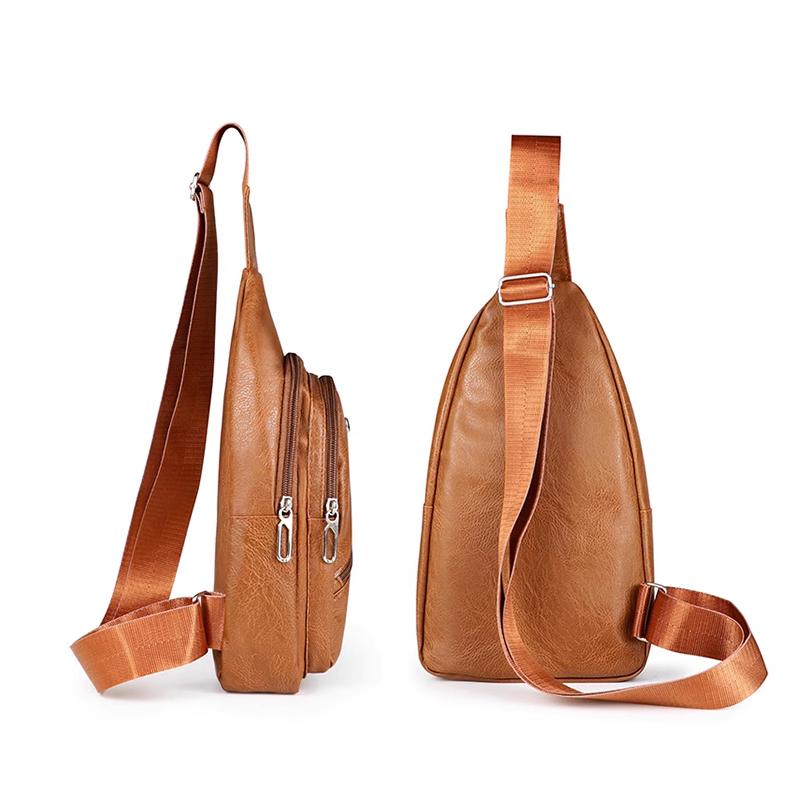 1pc Car Small Backpack Single Shoulder Crossbody Bag One-shoulder Messenger Bag For Cadillac XT5 XT6 ATS XTS SRX XT4 CT5 CT6