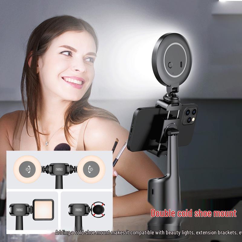 360° Rotating AI Face Tracking Gimbal for Live Video and Photography