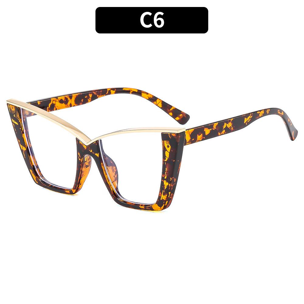 Fashion Design Rainbow Cat Eye Frame Photochromism Reading Glasses Women Anti Blue Light Hyperopia Prescription Eyewear 0~+600