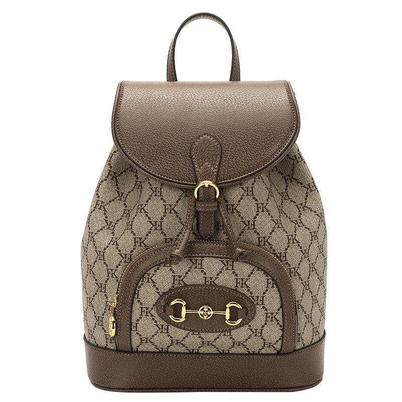 Echter Lederrucksack für Damen, Modisch und Hochwertig für Herbst und Winter, Super Beliebter Reiserucksack, Kleiner Rucksack