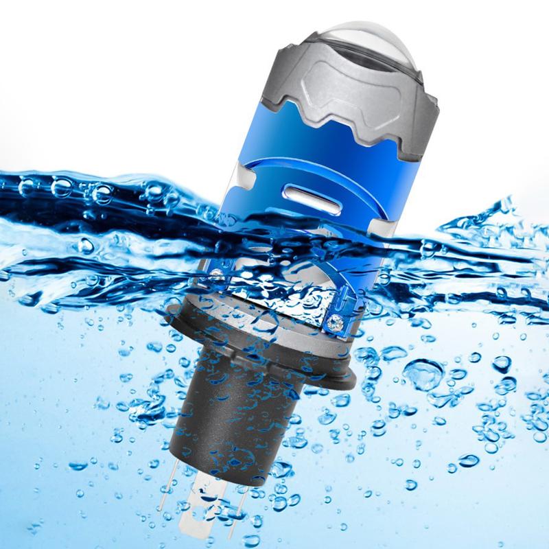 110W H4 Led Mini Projector Lens 6000K High Low Beam Turbo Fan Auto Headlamp 12V High Power Motorcycle Bulb Plug&Play 8000Lm