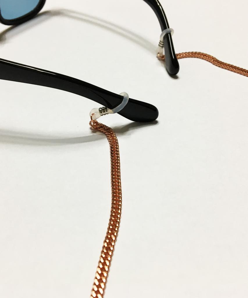 Segseuto [Surgical Steel][Eyeglass Chain] W-Type 005 E.L Rosegold