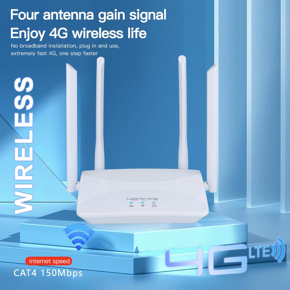 4G Portable WiFi Router with SIM Card Slot - CPF912