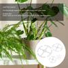4 Pcs Monstera Plant Support Plant Acrylic Promote Growth Leaf Plant Support for Indoor Outdoor Plants