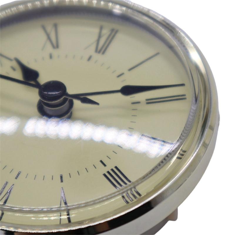 Contemporary 70mm Quartzs Clock Motor Gold Tones Finish Plastic Metal Construction Integration For Wall