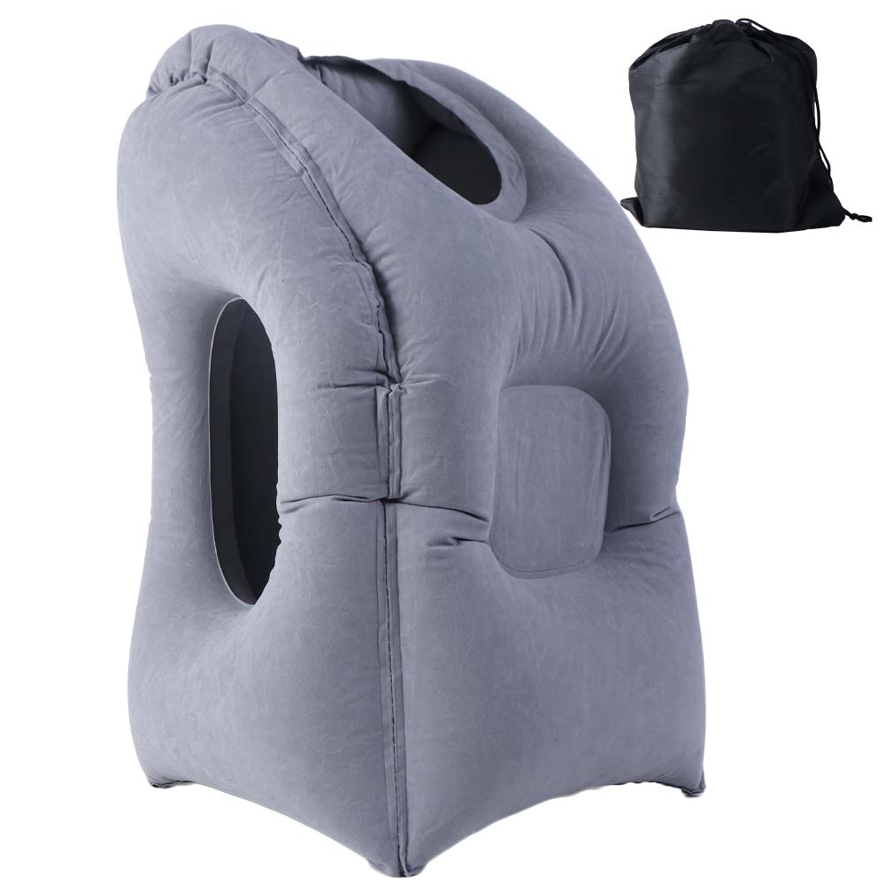 Head Support Office Nap Pillow Air Cushion Chin Support Pillow Inflatable Travel Pillow Bus Train