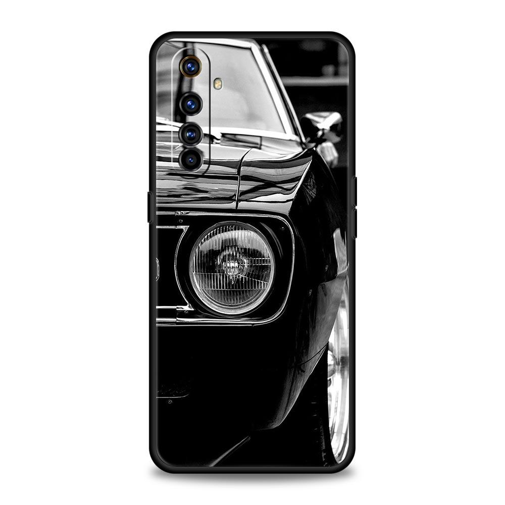 Classic Vintage Old Retro Car Case For Realme 12 11 10 9 8 5G 7 6 GT5 GT3 GT2 Pro C21 C25 C35 For Realme GT Neo 2 3 3T 5 Cover