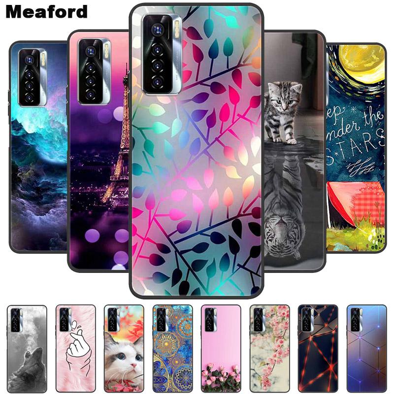 For Tecno Camon 17 Pro Case Soft Silicone Fundas Back Cover For Tecno Camon 17P 2021 Phone Case Camon17 Pro 6.8 inch TPU Cover