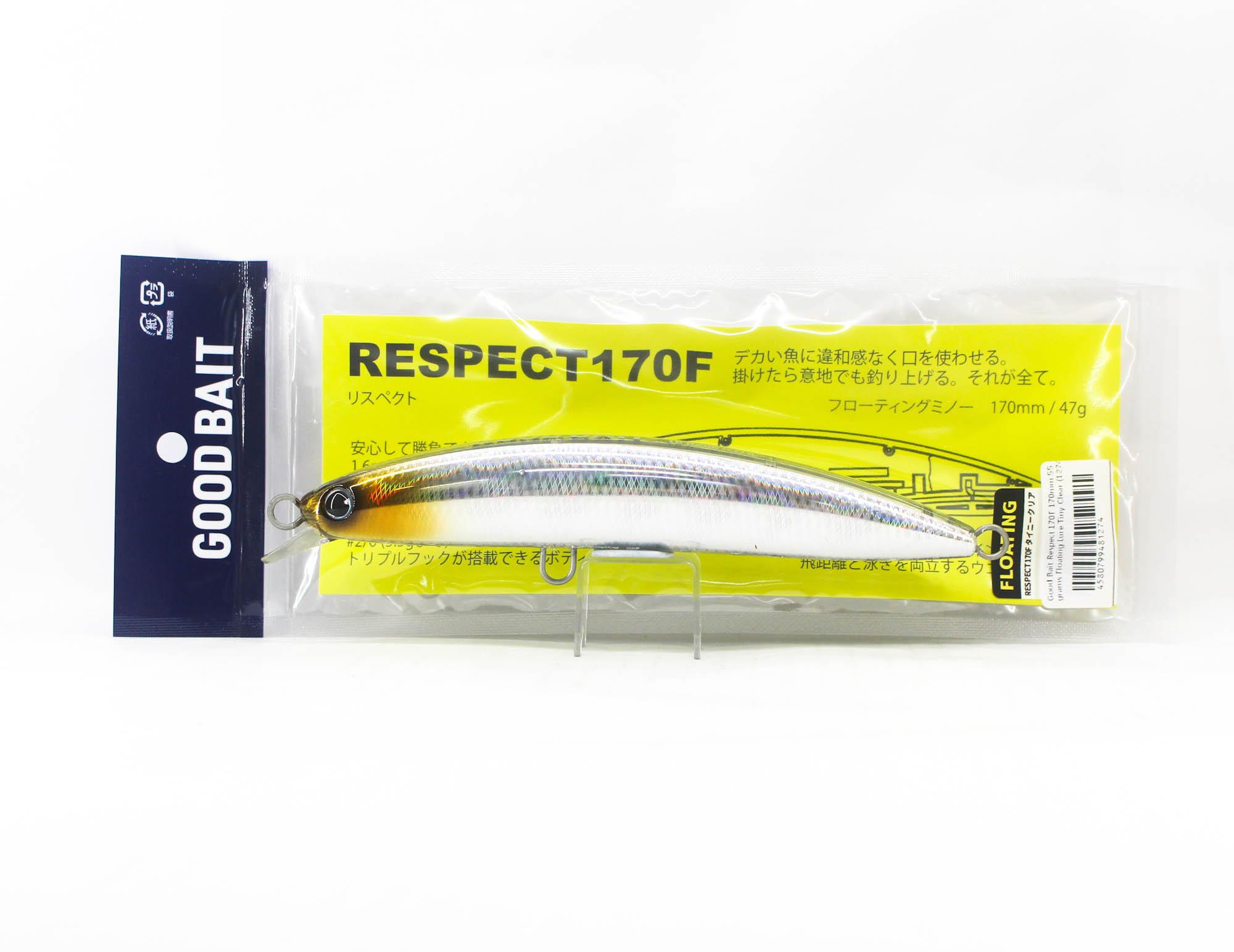Good Bait Respect 170F 170mm 55 grams Floating Lure Tiny Clear (1274)