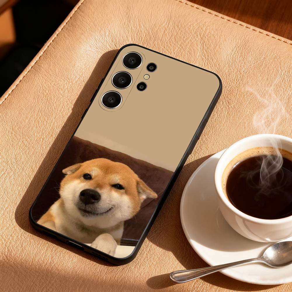 

Animal Shiba Inu Dog Cute Phone Case For Samsung S26,S25,S24,S21,S22,S23,S30,Ultra,S20,FE,Lite,10,9,Black Cover Samsung S24ULTRA