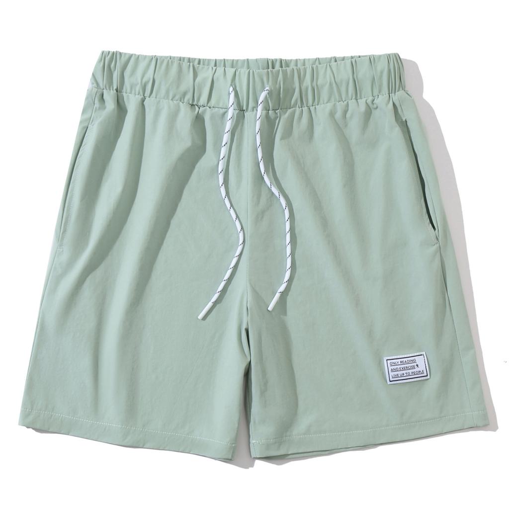 New Solid Color Work Shorts Multi-Pocket Men'S Summer Loose Straight Large Size Simple Casual Sports Shorts Man