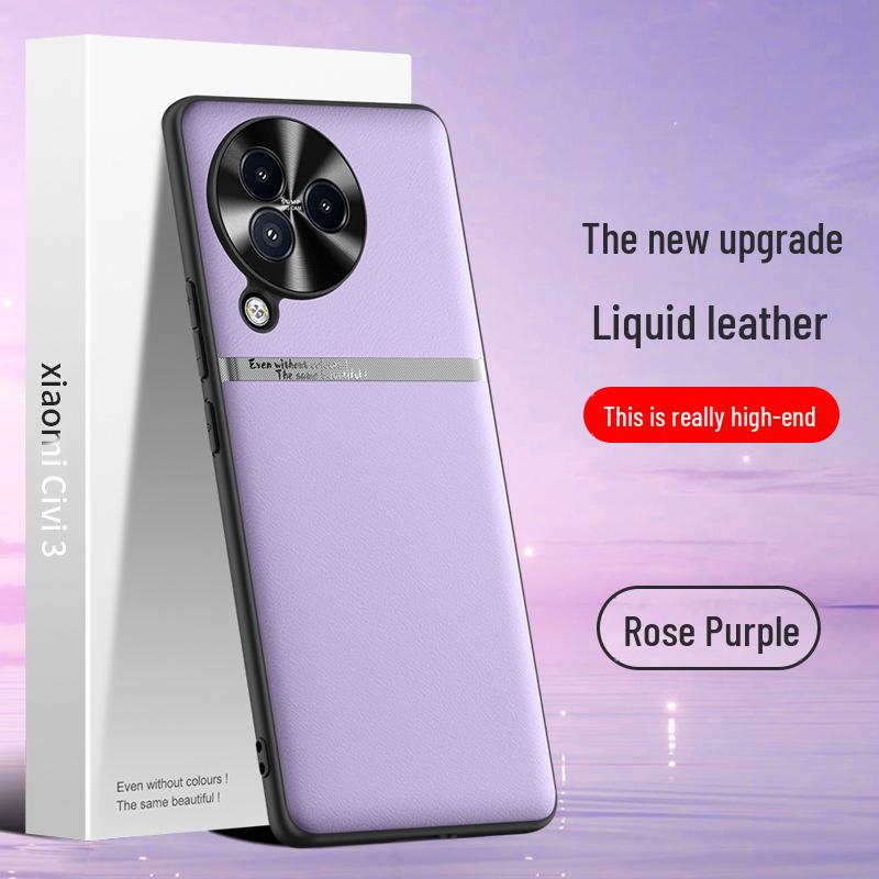 Xiaomi Civi3 Flüssigleder Sturzsichere Schutzhülle - Einteilig