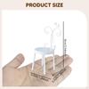 Dollhouse Chair Accessory 1:12 Scale Decoration DIY Ornament Furniture Miniature