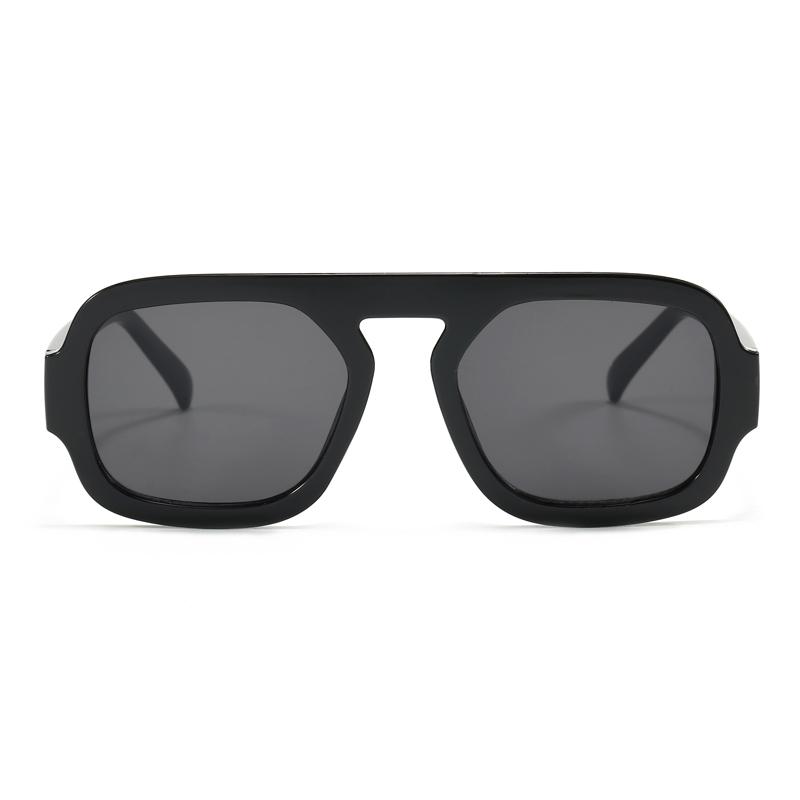 6pcs Personalized Square Outdoor Sunshade Sunglasses Sets Women Luxury Minimalist Leopard Pattern Design Retro Eyeglasses UV400