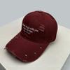 Broken Style Rivet Embroidered Letters Baseball Hats Sunshade Personal New Men Women Versatile Retro Fashion Peaked Caps Street