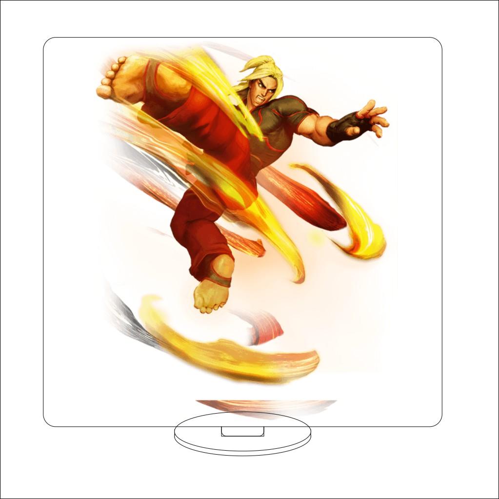 16CM Anime Sutorīto Faitā Figure Stand Model BLANKA/ZANGIEF/DHAISIM/Cammy White Cute Desk Decor Standing Sign Gifts