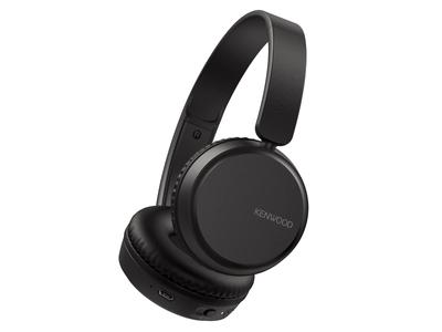 JVC KENWOOD Wireless Headphones with Microphone Telework Bluetooth 35 Hours Continuous Playback Black KH-KZ30 Multi-point Ver5.1 KH-KZ30-B