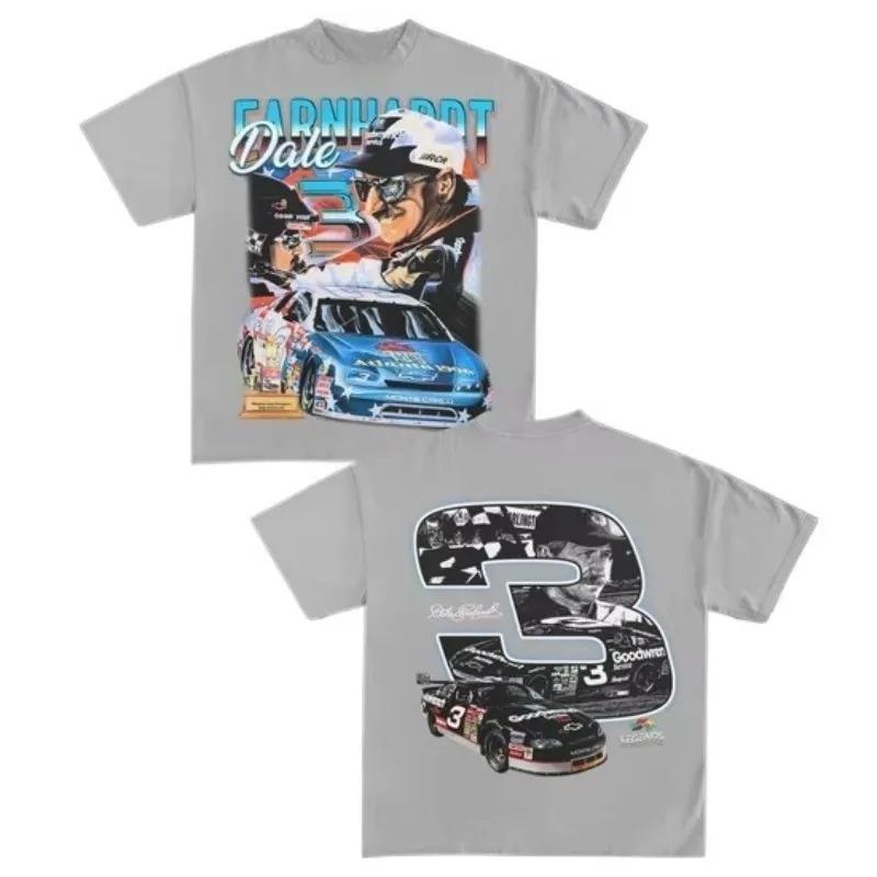 Maglietta NASCAR Dale Earnhardt » Corse » T-Shirt Pesante Vintage - Leggende Magliette Pesanti Alta Qualità e Comoda Estate