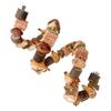 Parrot Toys Pineapple Nuts Log Blocks Cockatoo Toys Cockatiel Foraging Toys Climbing Ladders Parrot Shredding Toys For Parrots