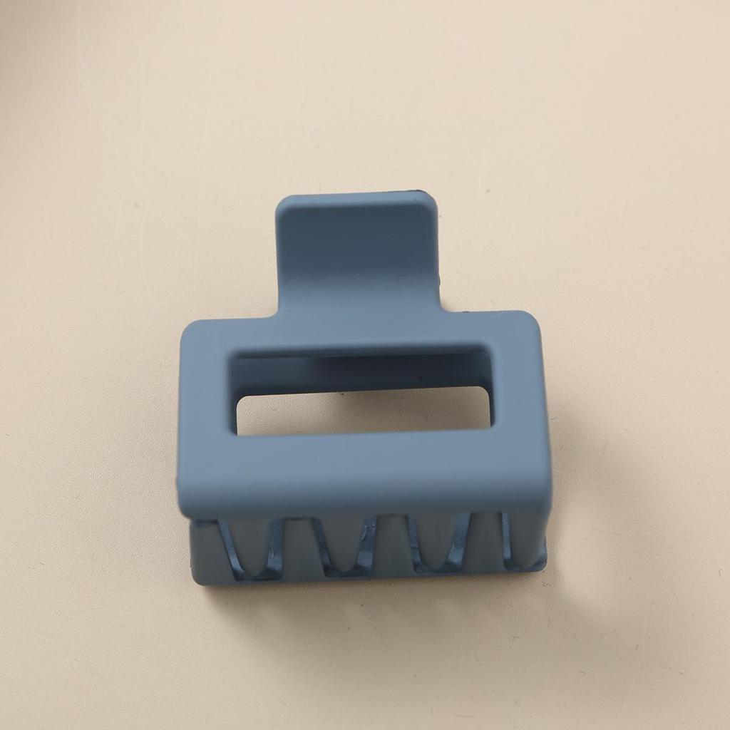 8.5CM x 10.5CM Rectangular Matte PS Hair Clip - Simple Shark Hair Accessory