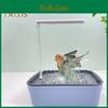 Automatic With Birds Pump Bath Electric Parrot Bathtub With Circulating Water Birds Shower Container Cage Accessory For Parakeet Cockatiel African