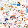50 Cartoon Colorful Ghost Doodle Stickers Guitar Notebook Suitcase DIY Waterproof Stickers