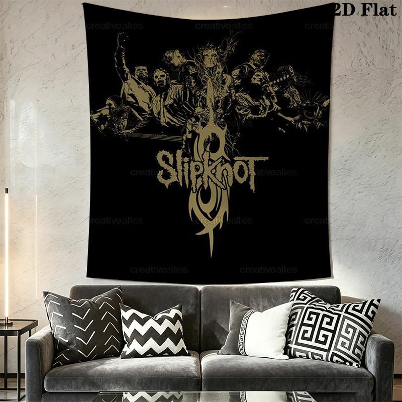 Slipknot Band'S Evolution Tapestry Fashion Print Background Cloth Homestay Soft Decoration Tapestry Background Wall Hanging Cloth