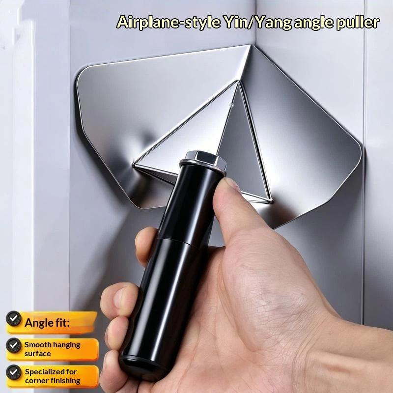 Stainless Steel Corner Trowel 90 Degree Drywall Plaster Finishing Tool For Wall Internal External Angle Diy Construction Tool
