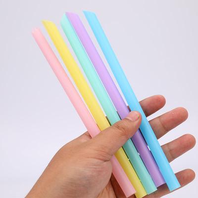 100pcs canudos grandes cores misturadas para smoothie de chá de leite com bolha de pérola