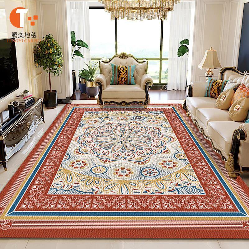 Turkish Bohemian Persian Area Rug Large Carpet Rug for Living Room Bedroom Sofa Doormat Decoration,Kitchen Non-slip Floor Mat