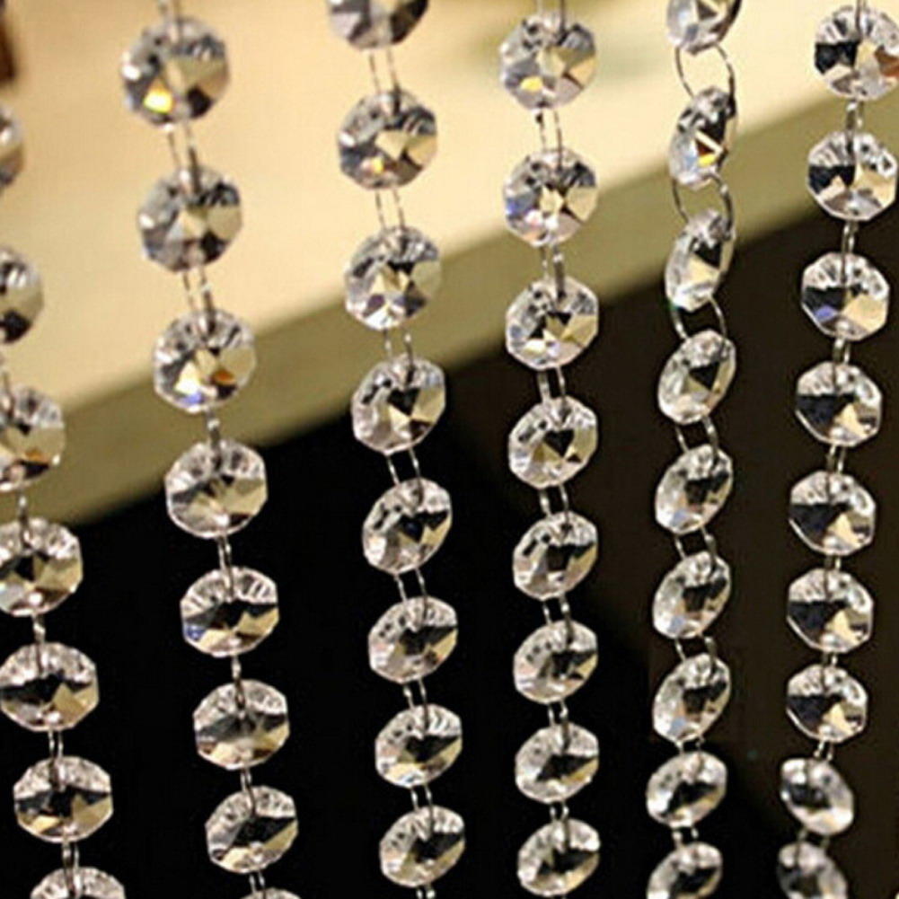 33 Crystal Clear Acrylic Bead Garland Chandelier Hanging wedding supplie