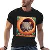 Wombat Artwork T-Shirt Print Casual Short Sleeve