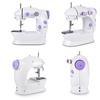 WENMILY Portable Sewing Machine Mini Home 2-Thread 2-Speed, Compact Electric Sewing Machine for Beginners (DIY) with Japanese Instruction Manual