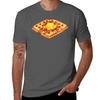 Waffle Pattern Tshirt Casual Loose Daily Wear Tshirt